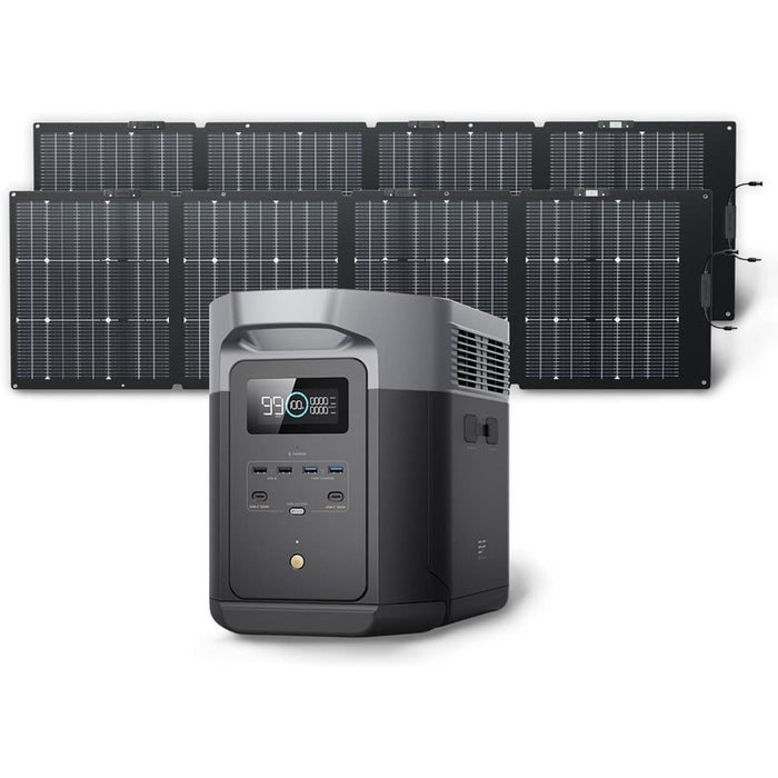 EF ECOFLOW Portable Power Station DELTA 3 Max, 2048Wh LiFePO4 Battery, Solar Generator (Solar Panel Optional), 3400W X-Boost Output, Ultra-Fast 0-80% Charging in 1.13 Hr, Home Backup & RV Camping - B0C4DW17PD-B0FR8VK9B8-B0FR8VG94V-B0C8T7TW4X-B0C4FBGK97  Mini Split Systems Direct