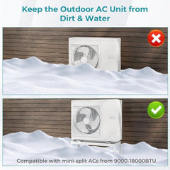 Mini Split Ground Stand for 9000-18000 BTU Ductless Air Conditioner - 75832461  Mini Split Systems Direct