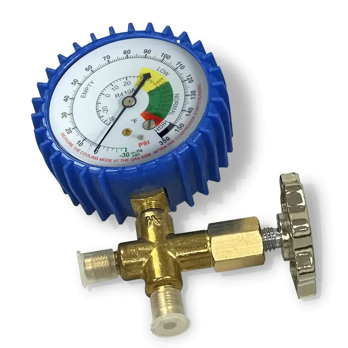 Mini Split R410a Low Side Suction Charging Service Gauge Hose Set 5/16" Port - PGML-5/16B1/4Y  Mini Split Systems Direct