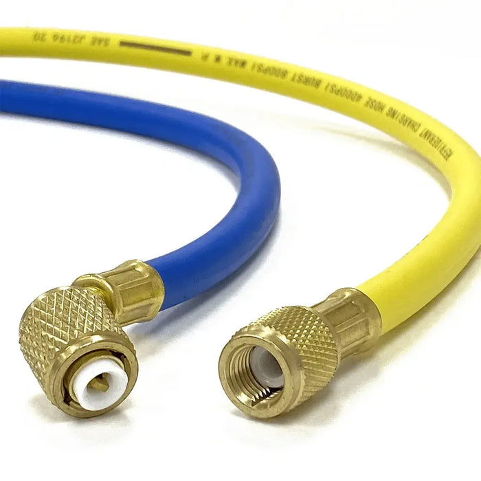 Mini Split R410a Low Side Suction Charging Service Gauge Hose Set 5/16" Port - PGML-5/16B1/4Y  Mini Split Systems Direct