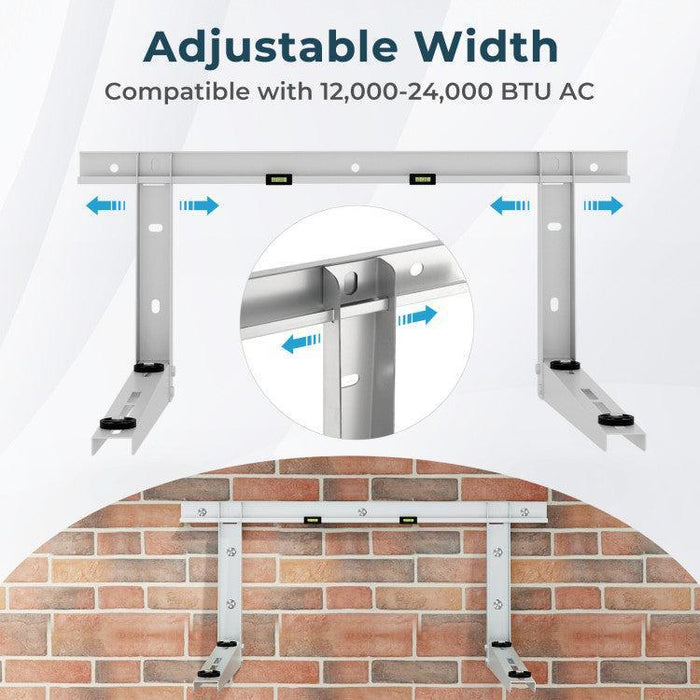Mini Split Wall Mounting Bracket for 12000-24000 BTU Universal Ductless AC - 49271358  Mini Split Systems Direct