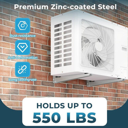 Mini Split Wall Mounting Bracket for 12000-24000 BTU Universal Ductless AC - 49271358  Mini Split Systems Direct