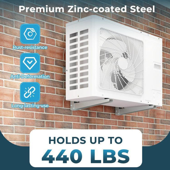 Mini Split Wall Mounting Bracket for 6000-12000 BTU Universal Ductless AC - 26159384  Mini Split Systems Direct