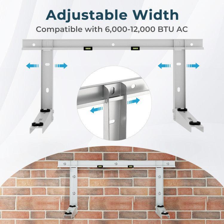 Mini Split Wall Mounting Bracket for 6000-12000 BTU Universal Ductless AC - 26159384  Mini Split Systems Direct