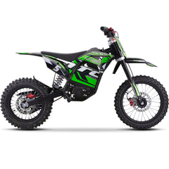 MotoTec 60v 2000w Pro Electric Dirt Bike Lithium Green - MT-Dirt-Pro-2000_Green  Mini Split Systems Direct