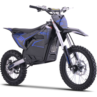 MotoTec 72v 5000w Pro Electric Dirt Bike Lithium Blue - MT-Dirt-Pro-5000_Blue  Mini Split Systems Direct