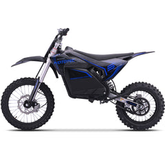MotoTec 72v 5000w Pro Electric Dirt Bike Lithium Blue - MT-Dirt-Pro-5000_Blue  Mini Split Systems Direct