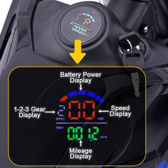 MotoTec 72v 5000w Pro Electric Dirt Bike Lithium Blue - MT-Dirt-Pro-5000_Blue  Mini Split Systems Direct