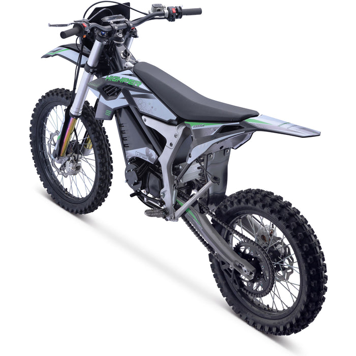 MotoTec Venom 72v 12000w Electric Dirt Bike White - MT-Venom-72v-12000w_White  Mini Split Systems Direct