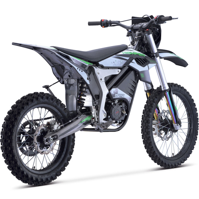MotoTec Venom 72v 12000w Electric Dirt Bike White - MT-Venom-72v-12000w_White  Mini Split Systems Direct