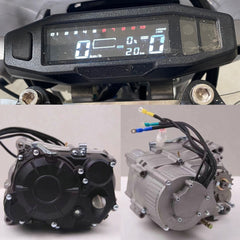 MotoTec Venom 72v 12000w Electric Dirt Bike White - MT-Venom-72v-12000w_White  Mini Split Systems Direct