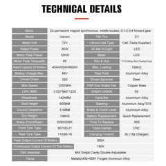 MotoTec Venom 72v 12000w Electric Dirt Bike White - MT-Venom-72v-12000w_White  Mini Split Systems Direct