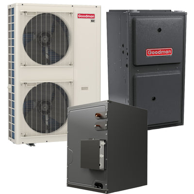 Goodman 2 Ton | 16.9 SEER2 | R-32 | Dual Fuel System | GZV9SA241C | GDVT960804CN | CHPEA4830C3 | 21