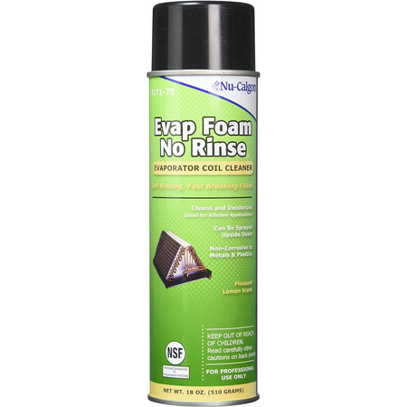 Nu-Calgon 4171-75 Evap Foam No Rinse Evaporator Coil Cleaner, 18 oz. - 4171-75  Mini Split Systems Direct