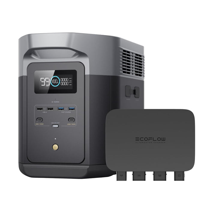 EF ECOFLOW Portable Power Station DELTA 2 Max with Protective Cover, 2400W LFP Solar Generator, Full Charge in 1 Hr, 2048Wh Solar Powered Generator for Home Backup - B0DZ6SKPG5-B0D1CN8MLS-B0DZ6NC53P-B0CYGNVG5W  Mini Split Systems Direct