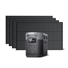 EF ECOFLOW Portable Power Station DELTA 2 Max with Protective Cover, 2400W LFP Solar Generator, Full Charge in 1 Hr, 2048Wh Solar Powered Generator for Home Backup - B0DZ6SKPG5-B0D1CN8MLS-B0DZ6NC53P-B0CYGNVG5W  Mini Split Systems Direct