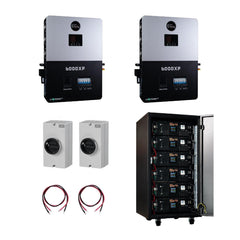 Off-Grid EG4 System Bundle - 12kW 120/240V Output / 48VDC - 30.72kWh EG4 Lithium Battery Bank | 2 x EG4 6000XP | 6x EG4 Server Rack Batteries [BNDL-E0008] - bndl-e0008-6X-bndl-e0008-6X-1  Mini Split Systems Direct