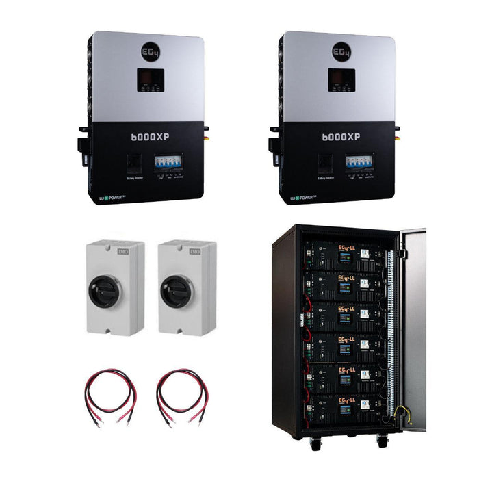 Off-Grid EG4 System Bundle - 12kW Lithium Battery Power Solution - bndl-e0008-6X-bndl-e0008-6X-1  Mini Split Systems Direct