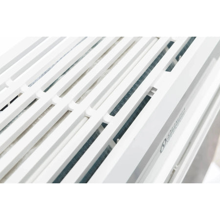 Olimpia Splendid Maestro Pro Inverter 12 Heat Pump 12,000 BTU 115V Variable Speed Through-the-Wall Air Conditioner with Heat and Remote - Includes Condensate Base Pane Heater - 01925  Mini Split Systems Direct