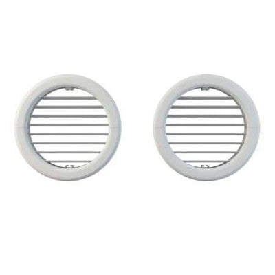 Olimpia Splendid Maestro Pro Louvered Grill (6.4”) - (Includes the wall mount template, mounting bracket, duct sleeves, inside rings - B0564  Mini Split Systems Direct