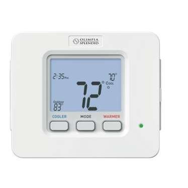 Olimpia Splendid Maestro Pro Wired 7-day Programmable Thermostat 2 Heat / 2 Cool - SKU B1027 (Requires SKU B1021 + SKU B1028) - B1027  Mini Split Systems Direct