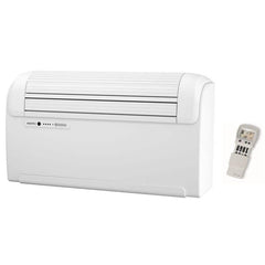 Olimpia Splendid Maestro Smart 9 Heat Pump 9,000 BTU 115V 1 Stage Compressor and 3 Speed Motor Through-the-Wall Air Conditioner with Heat and Remote - Includes Condensate Base Pane Heater
