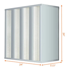 PURISYSTEMS F8 Medium Efficiency Filter Compatible with HEPA Pro UVIG/PuriCare S2/S2 UV/S2 UVIG (1-Pack) - PURISYSTEMS-F8-FILTER  Mini Split Systems Direct