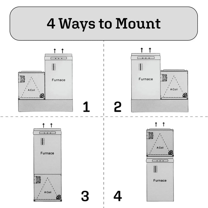 Pioneer® 18,000~36,000 BTU Furnace-Connect Multi-Position Cased AC Heat Pump A-Coil - AR1836-UFX18HC  Mini Split Systems Direct