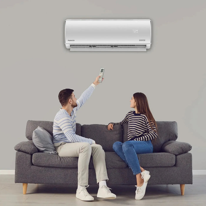 Pioneer® Diamante Essenza™ 11,500 BTU 17 SEER2 115V High-Wall Ductless Mini-Split Air Conditioner Inverter Heat Pump with 16 Ft. Kit - WYT012ALUI17RL  Mini Split Systems Direct