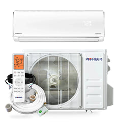 Pioneer® Diamante Pro™ 12,000 BTU 23 SEER2 230V High-Wall Ductless Mini-Split Air Conditioner Inverter Heat Pump with 16 Ft. Kit - WYT012GLSI20RL  Mini Split Systems Direct