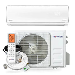 Pioneer® Diamante Pro™ 18,000 BTU 21 SEER2 230V High-Wall Ductless Mini-Split Air Conditioner Inverter Heat Pump with 16 Ft. Kit - WYT018GLSI20RL  Mini Split Systems Direct