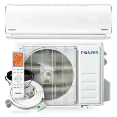 Pioneer® Diamante Pro™ 31,500 BTU 19 SEER2 230V High-Wall Ductless Mini-Split Air Conditioner Inverter Heat Pump with 16 Ft. Kit - WYT030GLSI20RL  Mini Split Systems Direct