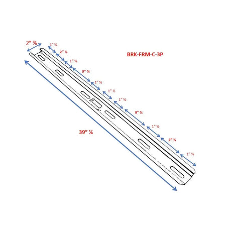 Pioneer® Folding Mounting Bracket for Mini Split Unit with Leveler - BRK-FRM-C-2P-BRK-FRM-C-3P  Mini Split Systems Direct