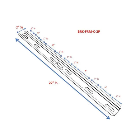 Pioneer® Folding Mounting Bracket for Mini Split Unit with Leveler - BRK-FRM-C-2P-BRK-FRM-C-3P  Mini Split Systems Direct