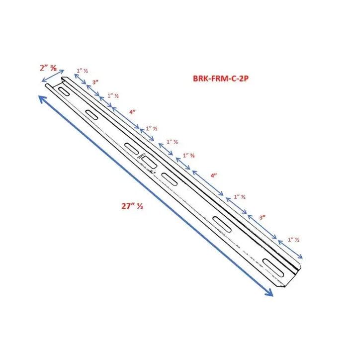 Pioneer® Folding Mounting Bracket for Mini Split Unit with Leveler - BRK-FRM-C-2P-BRK-FRM-C-3P  Mini Split Systems Direct