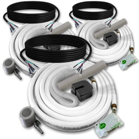 Pioneer® Triple Split 36000 BTU 3-Ton Quantum Ultra Wi-Fi 22.5 SEER2 Energy-Star Multi (3) Zone Wall Mount Air Conditioner Heat Pump 230-Volt - WYT040GLSI24M4-12W-12W-12W  Mini Split Systems Direct