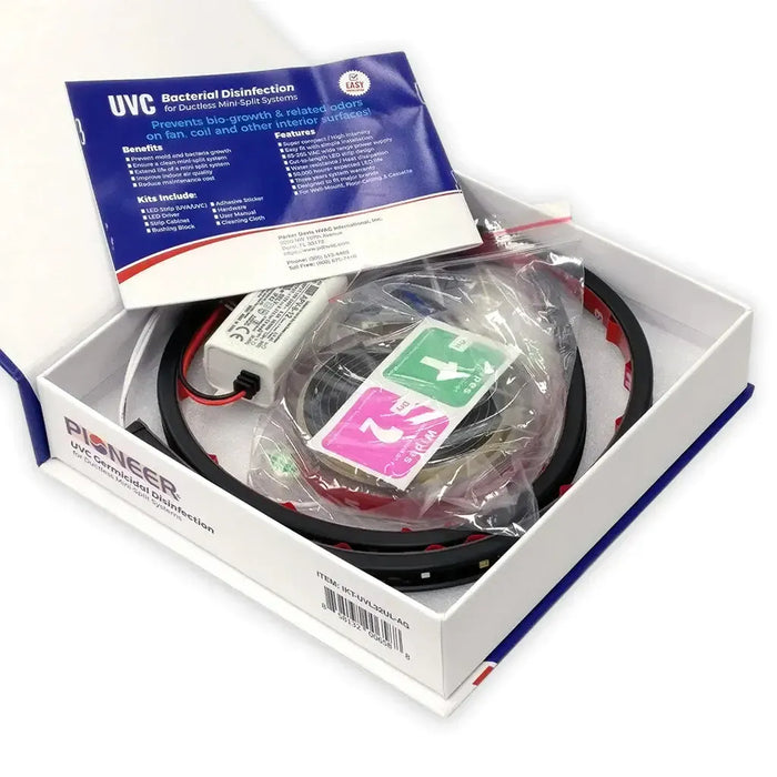 Pioneer® UVC Bacterial Disinfection Kit for Mini Split Systems - IKT-UVL32UL-AG  Mini Split Systems Direct