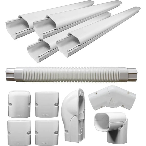 Pioneer® Decorative PVC Line Cover Kit for Mini Split Air Conditioners & Heat Pumps
