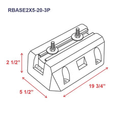 Pioneer® Floor Mounting Base Kit for Split Air Conditioning Systems
