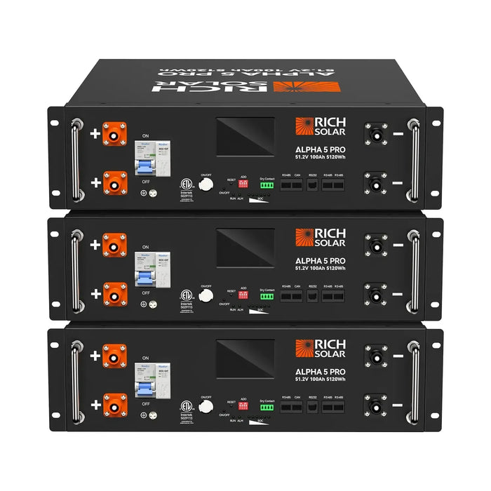 Premium 48V LiFePO4 Battery | 7,000 Cycles & 10 Year Warranty - RS-B5121P-RS-B5121P-2-RS-B5121P-3-RS-B5121P-4-RS-B5121P-5  Mini Split Systems Direct
