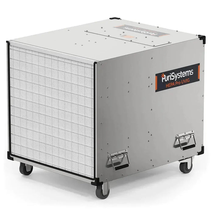 PuriSystems Commercial Portable HEPA Air Cleaner up to 2000 CFM Stainless Steel X0037QC76P - HEPA-Pro-UVIG  Mini Split Systems Direct