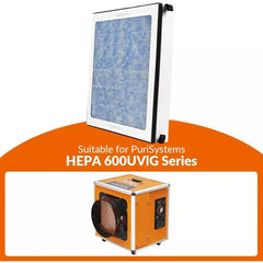 Purisystems 3 Pack HEPA/Activated Carbon Filter Replacement Set for HEPA 600 UVIG Air Scrubber - HEPA-600-FILTER  Mini Split Systems Direct