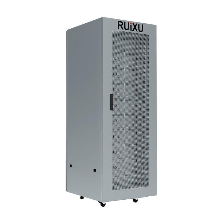 RUiXU 10 Slot Battery Cabinet | Wheels and Busbar Included | Pre-assembled - RX6075177  Mini Split Systems Direct