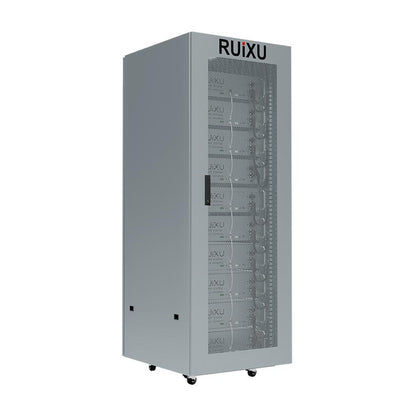 RUiXU 10 Slot Battery Cabinet | Wheels and Busbar Included | Pre-assembled - RX6075177  Mini Split Systems Direct