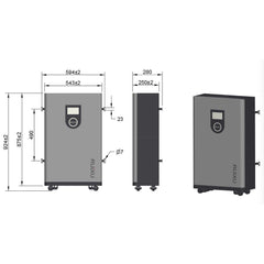 RUiXU Battery | Lithi2-16 | 51.2V314Ah | 16kWh LiFePO4 Battery Energy Storage - Lithi2-16  Mini Split Systems Direct