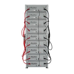 RUiXU Battery Optional Installation Method -Bracket Rack-Flexibility & Stackable - RX-LFP48100-15kWH-RX-LFP48100-20kWH-RX-LFP48100-25kWH-RX-LFP48100-30kWH-RX-LFP48100-35kWH  Mini Split Systems Direct