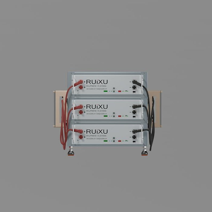 RUiXU Battery Optional Installation Method -Bracket Rack-Flexibility & Stackable - RX-LFP48100-15kWH-RX-LFP48100-20kWH-RX-LFP48100-25kWH-RX-LFP48100-30kWH-RX-LFP48100-35kWH  Mini Split Systems Direct