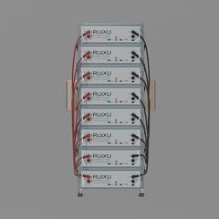 RUiXU Battery Optional Installation Method -Bracket Rack-Flexibility & Stackable - RX-LFP48100-15kWH-RX-LFP48100-20kWH-RX-LFP48100-25kWH-RX-LFP48100-30kWH-RX-LFP48100-35kWH  Mini Split Systems Direct