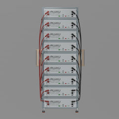 RUiXU Battery Optional Installation Method -Bracket Rack-Flexibility & Stackable - RX-LFP48100-15kWH-RX-LFP48100-20kWH-RX-LFP48100-25kWH-RX-LFP48100-30kWH-RX-LFP48100-35kWH  Mini Split Systems Direct