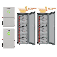 RUiXU Bundles | RX-LFP48100-H (Self-Heating ) + RX-12K Inverter - PKG115BK-H-PKG120BK-H-PKG125BK-H-PKG130BK-H-PKG150BK-H  Mini Split Systems Direct